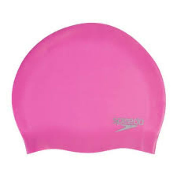 Speedo Moulded Silicone Cap - Pink - Adult