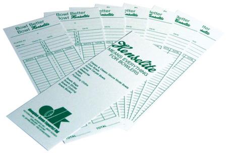 Henselite Score Cards x 100 - Each