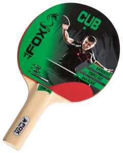 Fox TT Cub 1 Star Table Tennis Bat - Each