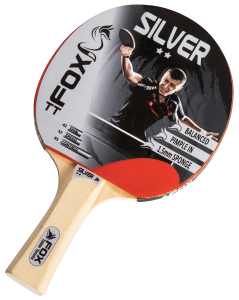 Fox TT Silver 2 Star Table Tennis Bat - Each