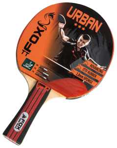 Fox TT Urban 3 Star Table Tennis Bat - Each