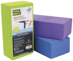 Hi - density Yoga Brick 220mm x 110mm x 70mm Blue - Each
