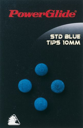 PowerGlide Standard Blue Tips - 10mm - Pack of 4