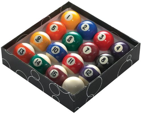 PowerGlide Pool Balls - 2 1/4 (16 balls) - Set