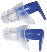 SwimTech Ear Plugs - Blue/Clear - Pair