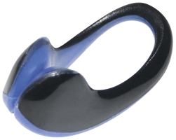 SwimTech Nose Clip - Blue/Black - Each