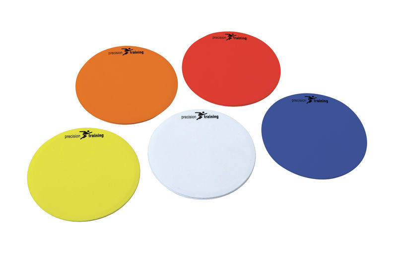 Precision Training Multi Colour Round Marker Discs (Set of 10) -