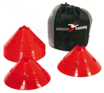 Precision Training Giant Saucer Cone Set (Red Cones) - Set of 20