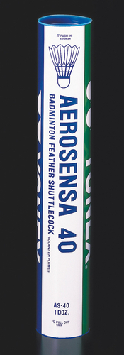 Yonex Aerosensa 40 Feather Shuttles - Tube of 12