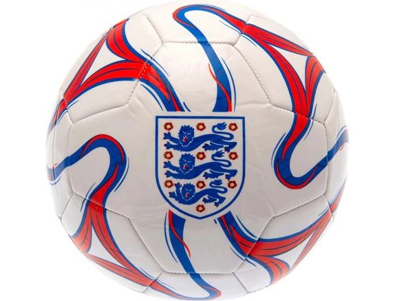 Team Merchandise 26 Panel England Football - White/Red/Blue - 5