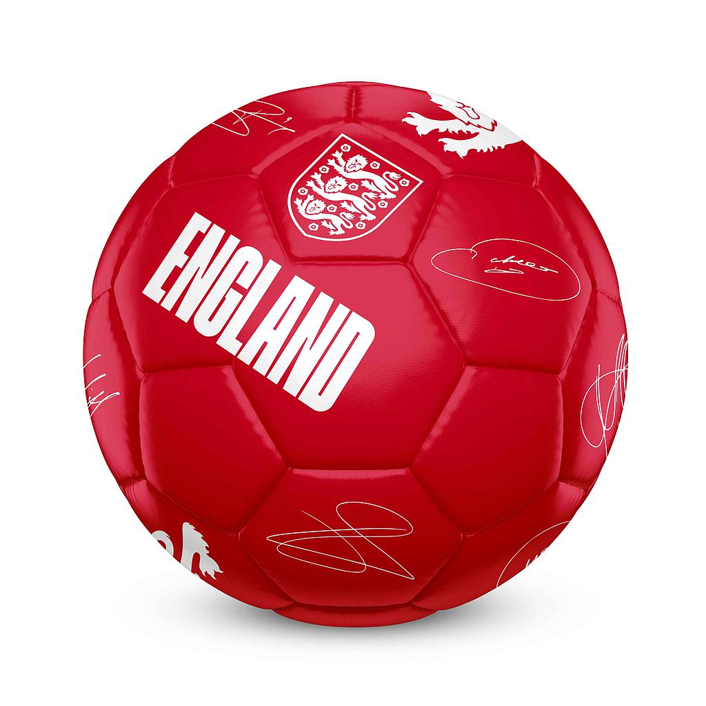 Team Merchandise Phantom England Signature Football - Red/White - 5